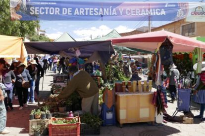 Feria Oruro Moderno con operativo de protección para evitar extravío de niños