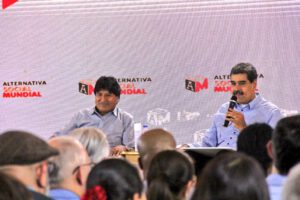 Evo Morales viaje a Venezuela