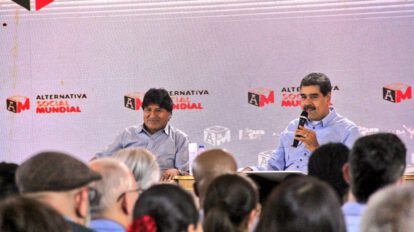 Evo Morales viaje a Venezuela