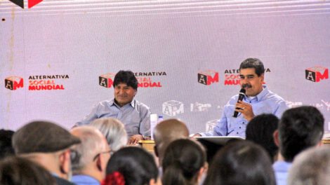 Evo Morales viaje a Venezuela