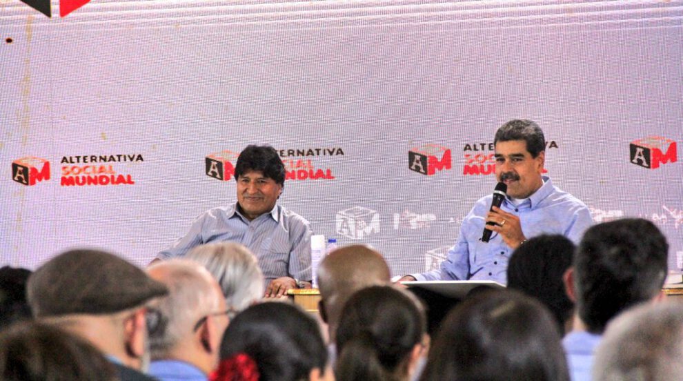 Evo Morales viaje a Venezuela