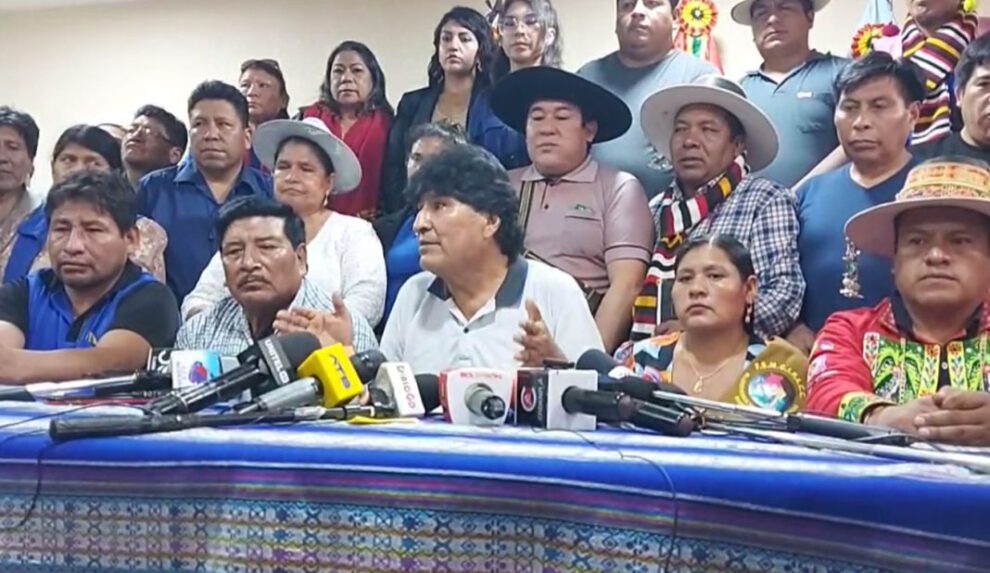 Congreso del MAS anunciado por Evo Morales en Villa Tunari