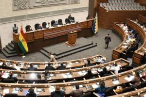 Detención de Luis Alberto Echazú en el Legislativo boliviano