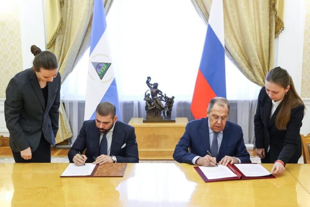 Rusia y Nicaragua firman declaración conjunta para contrarrestar sanciones de Occidente
