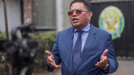 Fotografía de archivo de Pedro Castillo en audiencia judicial