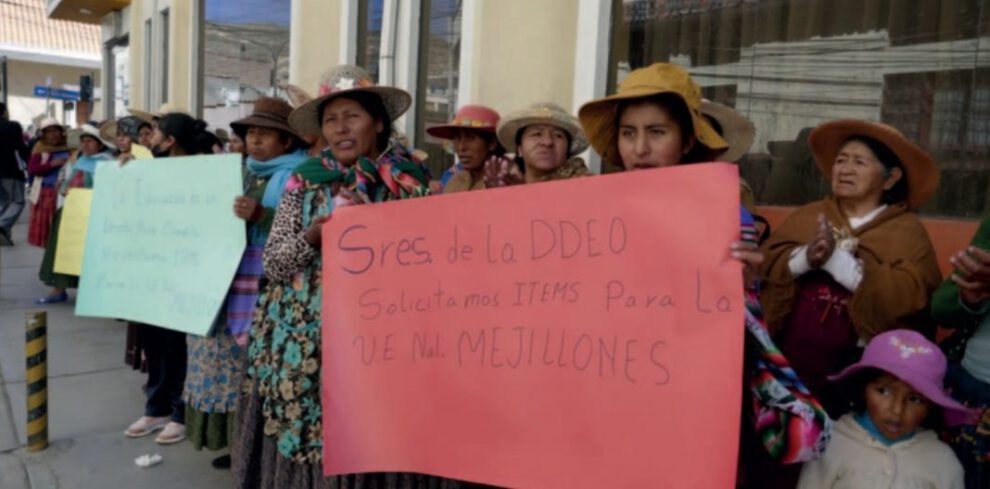 Falta de ítems en unidades educativas en Oruro
