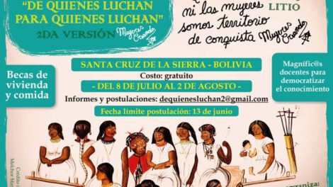 Diplomado en ecofeminismo organizado por Mujeres Creando en Santa Cruz