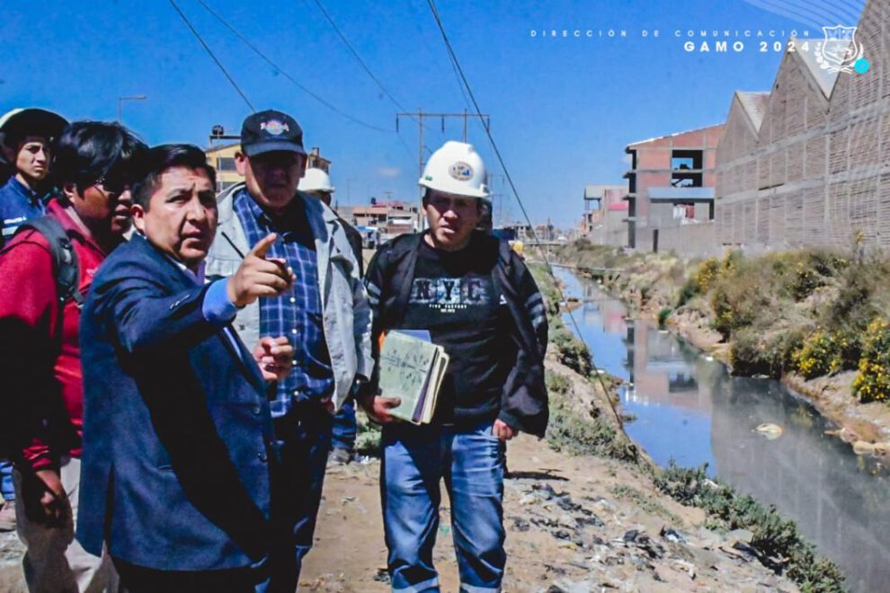 Inspección al embovedado del canal Tagarete