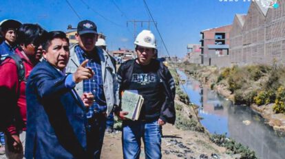 Inspección al embovedado del canal Tagarete