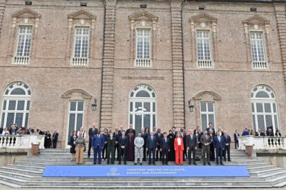 Fotografía de familia durante la reunión del G7 sobre energía y medio ambiente