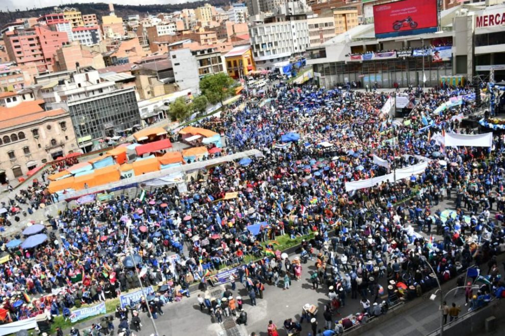 Congreso del partido arcista en El Alto