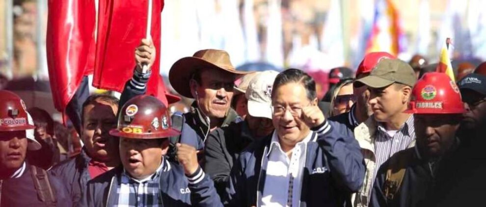 Día del Trabajo en Bolivia con Luis Arce y David Choquehuanca