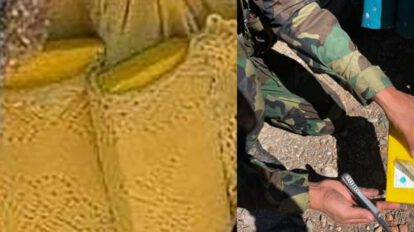 Mujer detenida con cocaína oculta entre sus polleras