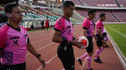 Árbitros en paro por demandas a la Federación Boliviana de Fútbol