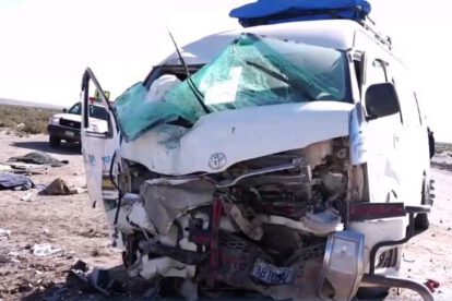 Accidente en carretera Uyuni - San Cristóbal