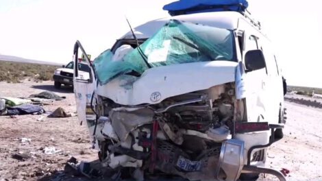 Accidente en carretera Uyuni - San Cristóbal