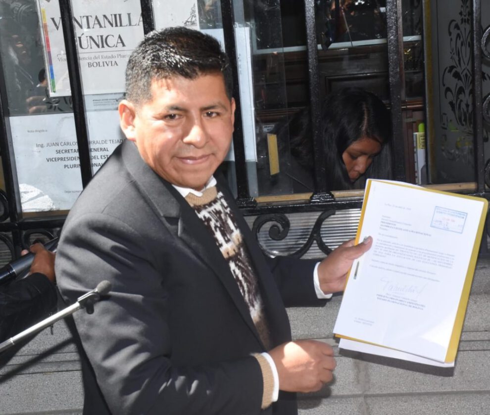 Anulación elecciones primarias propuesta por Tahuichi Tahuichi del TSE