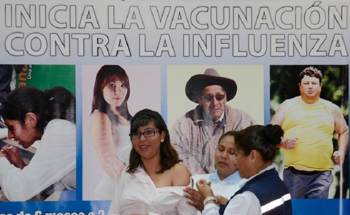 vacunación contra la influenza en Bolivia