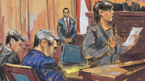 Juan Orlando Hernández en juicio por narcotráfico