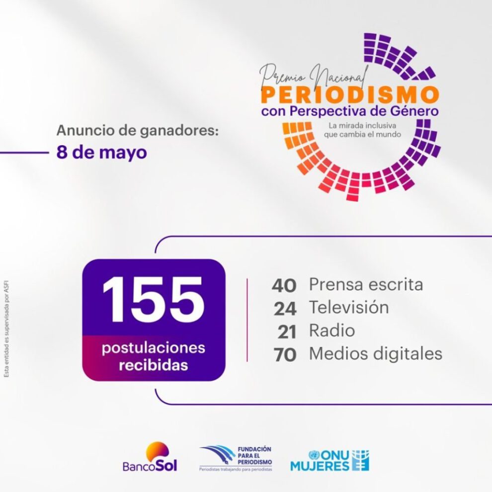 Premio Nacional de Periodismo con Perspectiva de Género