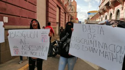 Justicia por Noelia, mujeres trans y trabajadoras sexuales exigen justicia