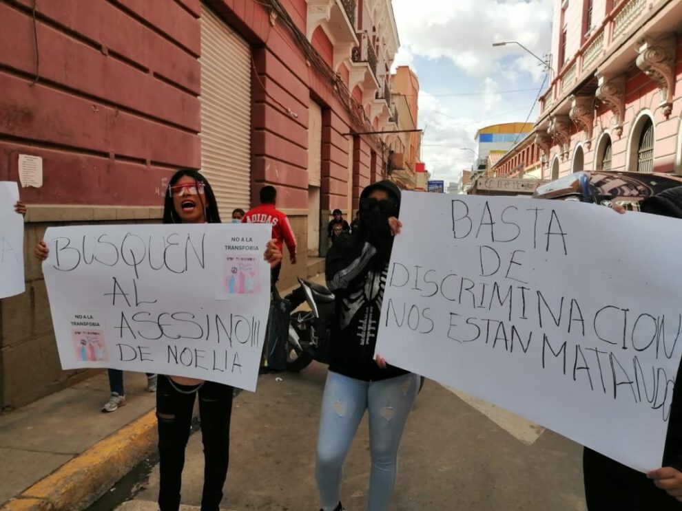 Justicia por Noelia, mujeres trans y trabajadoras sexuales exigen justicia