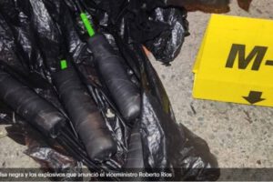 Hallan bolsa con explosivos en El Alto