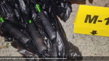 Hallan bolsa con explosivos en El Alto