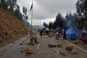 Ley contra bloqueos en Bolivia