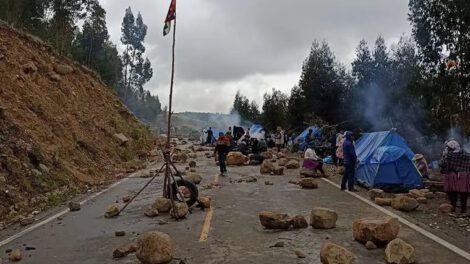 Ley contra bloqueos en Bolivia