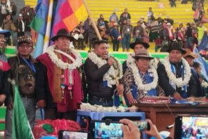 Congreso del MAS con Grover García como nuevo líder