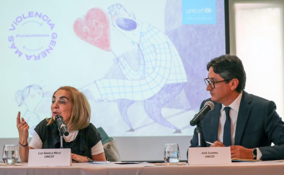 Violencia contra niños en Ecuador según Unicef