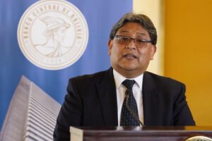 Deuda del BCB de 2.856 millones de dólares