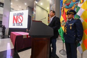 Ley contra delincuencia propuesta por Luis Arce