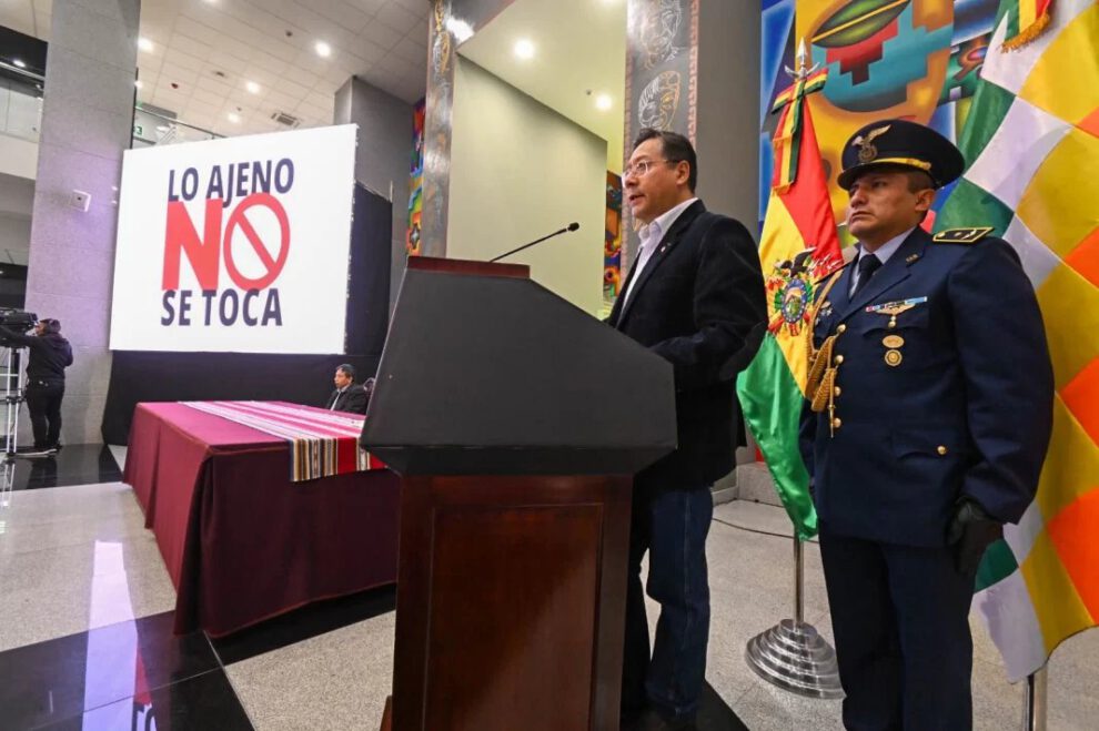 Ley contra delincuencia propuesta por Luis Arce