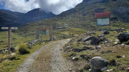 Actividad minera ilegal en la ruta del Takesi