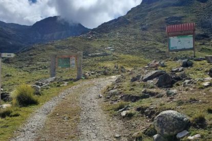 Actividad minera ilegal en la ruta del Takesi