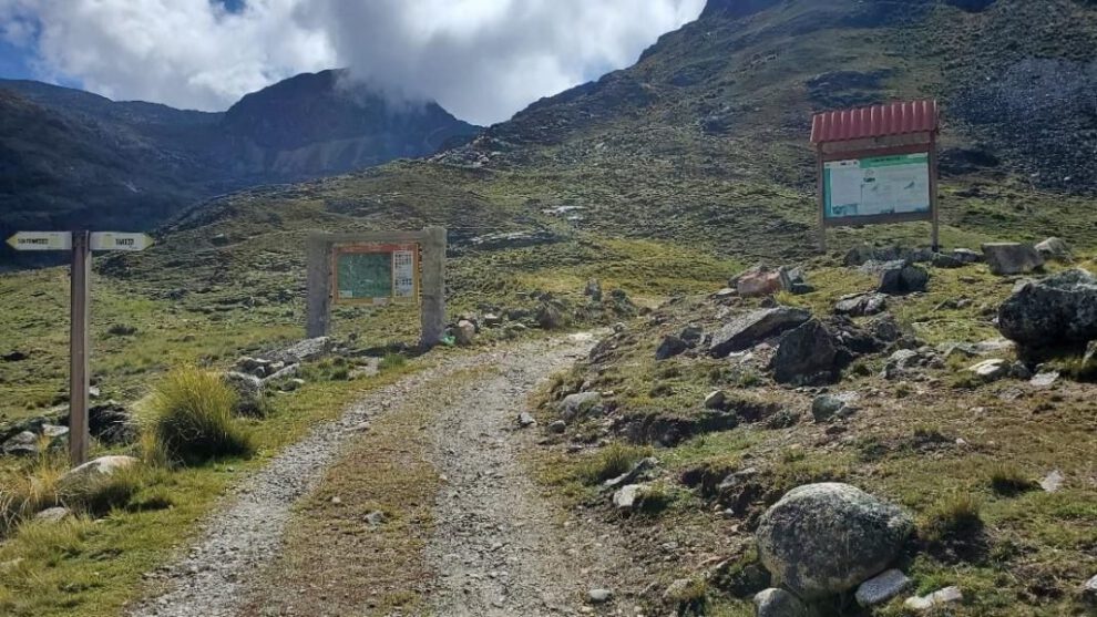 Actividad minera ilegal en la ruta del Takesi
