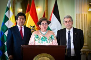 Ayuda humanitaria a Gaza enviada por Bolivia