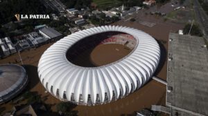 Inundaciones en Brasil afectan el estadio Beira-Rio