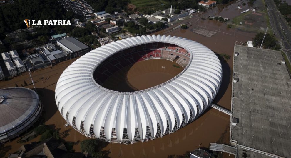 Inundaciones en Brasil afectan el estadio Beira-Rio