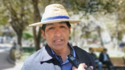 bajos niveles de agua en el lago Poopó