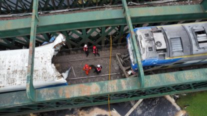 Colisión de trenes en Buenos Aires