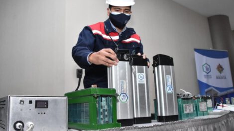 Baterías producidas con litio boliviano