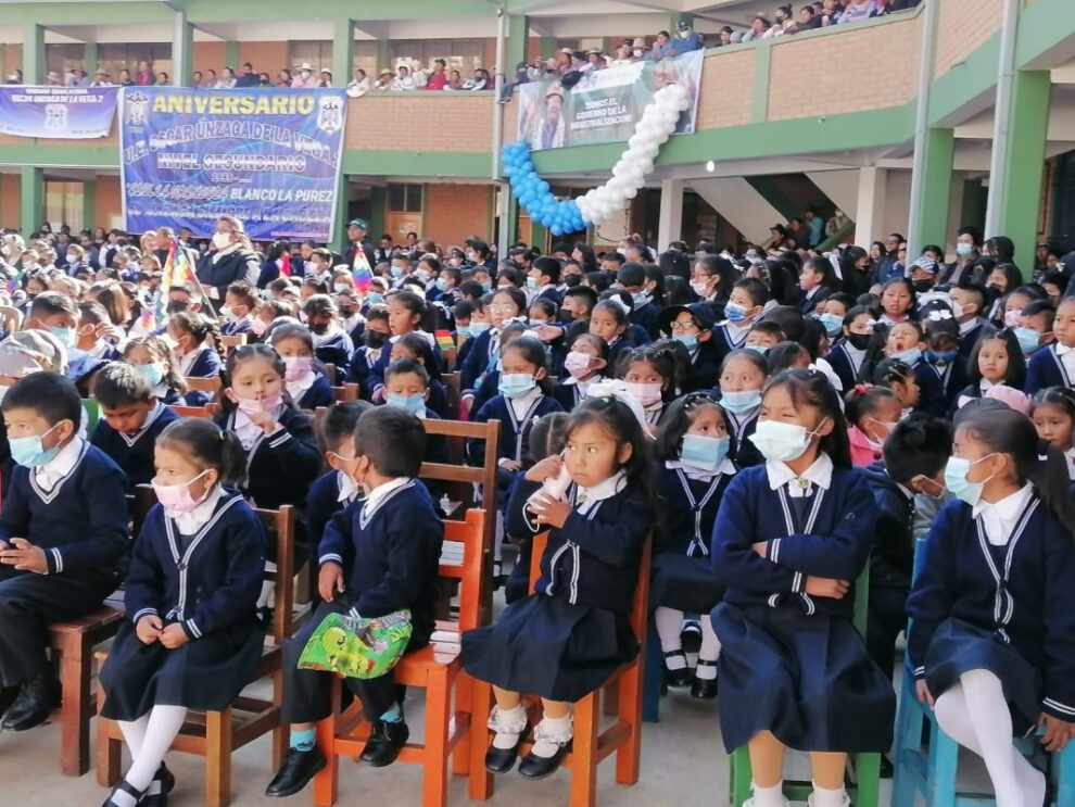 Horario de invierno escolar en Oruro