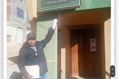 Robo en módulo policial en Oruro