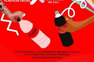intercambio de botellas plásticas por retornables en el Día del Reciclaje