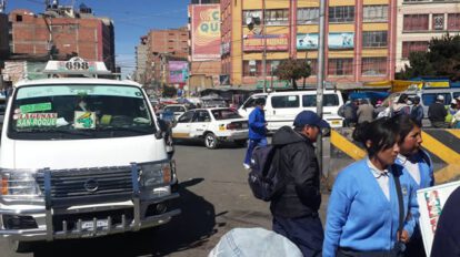 Aumento tarifas transporte público en La Paz y El Alto