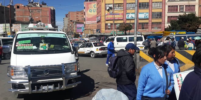 Aumento tarifas transporte público en La Paz y El Alto