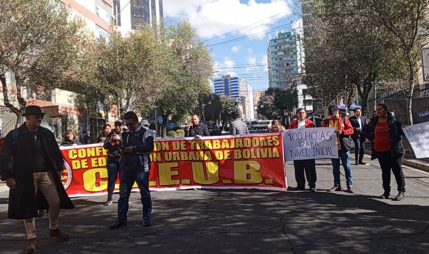 Magisterio urbano protesta por incumplimiento de acuerdos